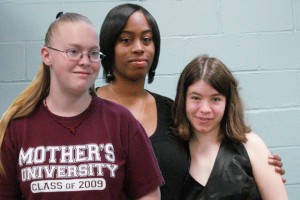 first3grads First Three Graduates From Mothers' University